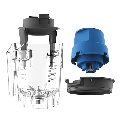 Miniatura 2 de Waring Contenedor de copoliéster elipse comercial, incluye ensamblaje Dasher, transparente, tarro de 32 onzas, accesorio extra, repuesto o