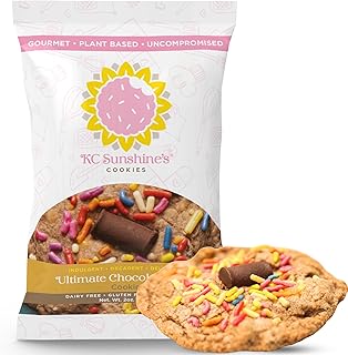 KC Sunshine’s Chocolate Chip Cookies (Pack of 12) – Gluten Free Snacks -...
