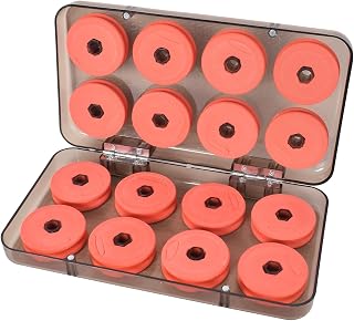 Vorfach-Schnurspulen 16er-Set, mit Box