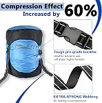 Frelaxy Sac à compression, 40% Plus de stockage ! 11L/18L/30L/45L/52L Sac de compression, imperméable & Sac de couchage ultraléger - Space Équipement d'économie pour le camping, randonnée pédestre