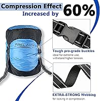 Vista 26 de Frelaxy - Bolsa de compresión con 40% más de almacenamiento Saco de dormir de compresión con capacidad de 11 L, 18 L, 30 L y 45 L, resistente al