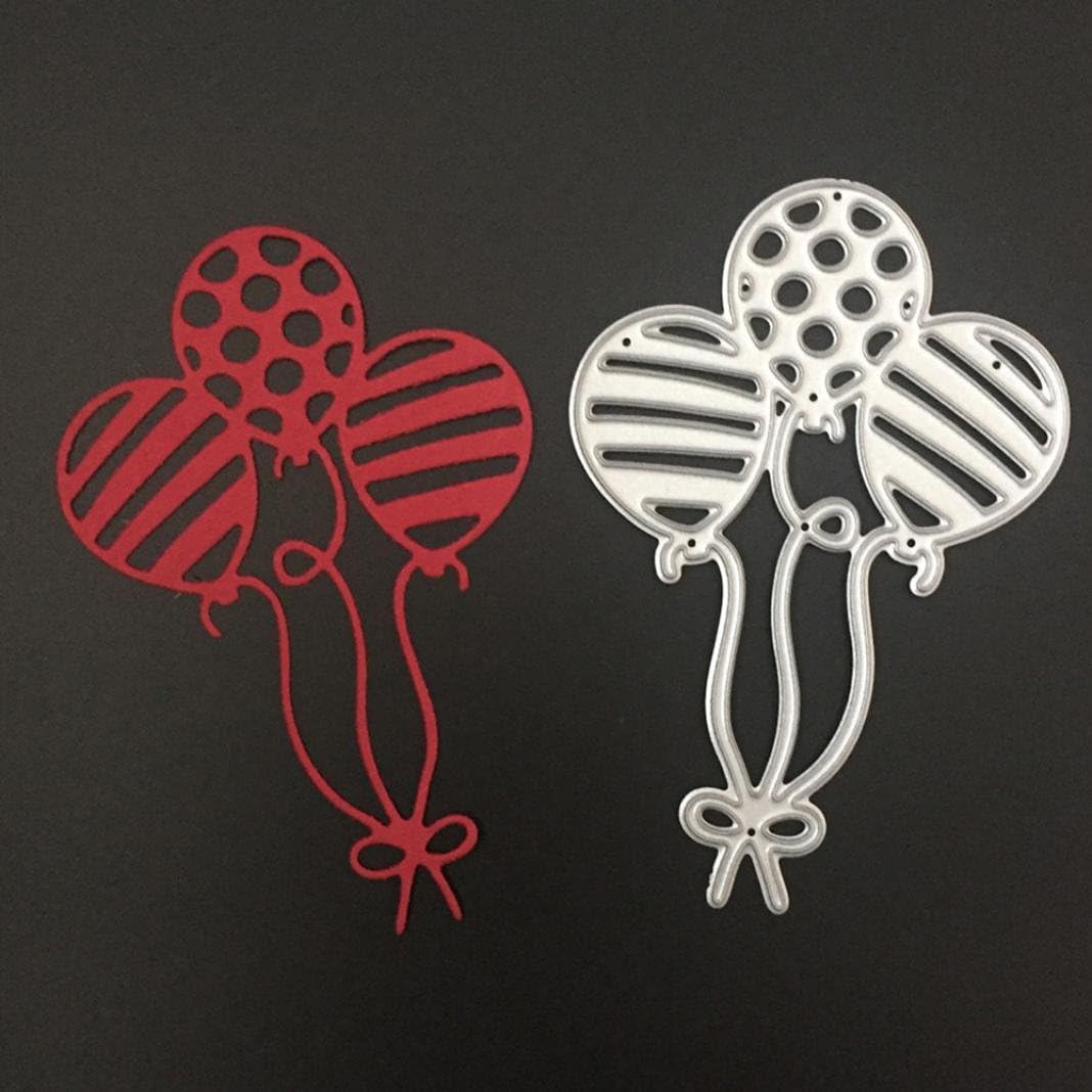 Newest Arrivals! Metal Cutting Dies Colorfully Embossing Stencil Stamp Template for DIY Scrapbooking Album Paper Card Craft Decoration by Celucke (C)