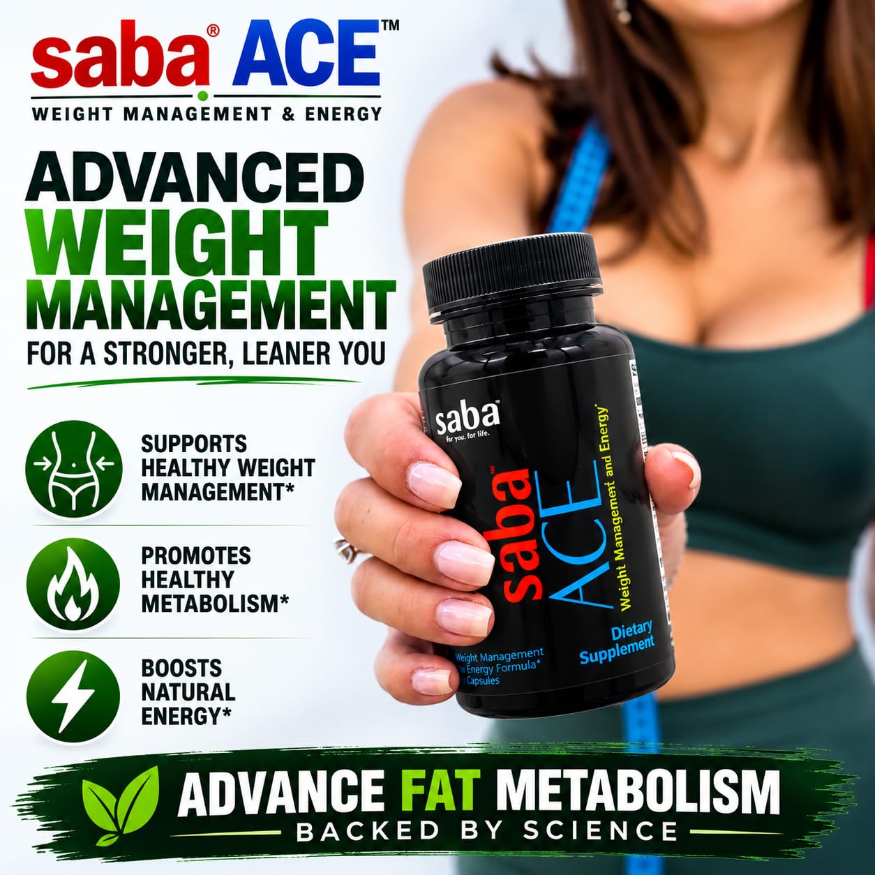 Appetite Control, Energy & Metabolism Support Supplement with Green Tea, TeaCrine®, Dynamine®, L-Theanine & BioPerine® – Thermogenic Formula for Women & Men – 60 Veg Capsules — Amazon image 9