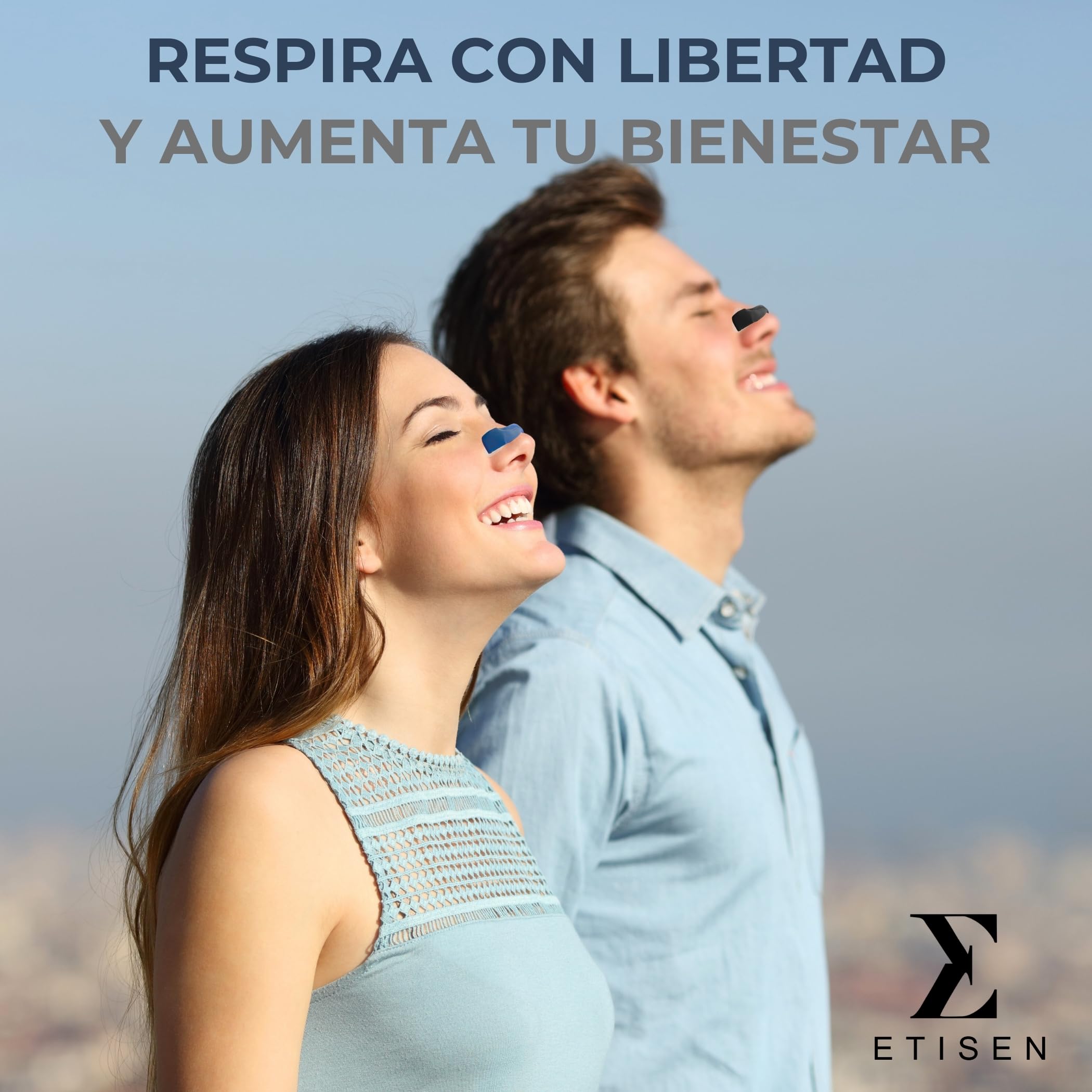 Recambios Tiras Nasales Magnéticas – 60 Parches Adhesivos Transparentes (30 Días) – Repuesto Dilatador Nasal para Respirar Mejor, Dormir y Deporte, Antironquidos