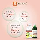 Krishna's Amla Juice - 1000 ml | Fresh cold pressed Amla Juice | Helps Boosts Skin and Hair Health | Helps Detox | Rich in Vitamin C | Natural Immunity Booster gallery image