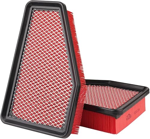 Paquete de 2 filtros de aire de motor para Jeep Cherokee 2023 2022 2021 2020 2019 Jeep Cherokee 2.4L3.2L de repuesto 6824531AA accesorios de