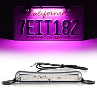 Vista 10 de LivTee Luz de matrícula, Luces LED de matrícula extremadamente brillantes, montaje para remolque, UTV, ATV, camión, RV, barco, color ámbar