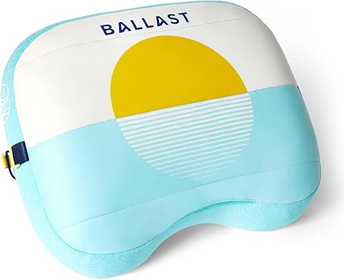 Vista 9 de Ballast - Almohada inflable cómoda, duradera y compacta, se mantiene en playas ventosas gracias a la bolsa de arena patentada, para playas