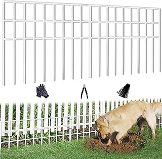 42.5ft(L) x 13in(H) Animal Barrier Fence, 30 Panels No Dig Garden Fence ...
