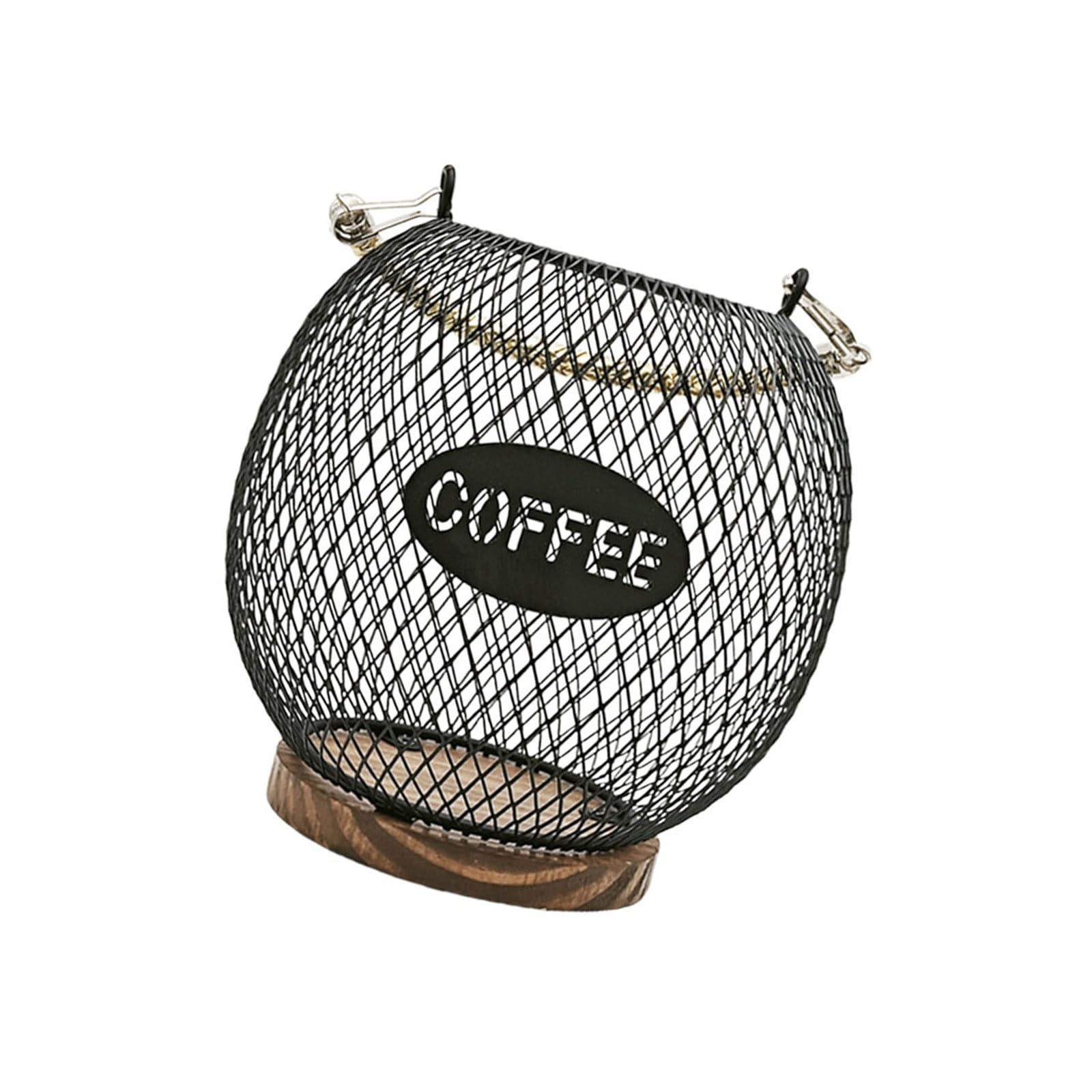 APGLSXY Sturdy Coffee Organizers Basket in Elegant Designs Featuring Opening Portable Accessory for Home or Use Coffee Holder