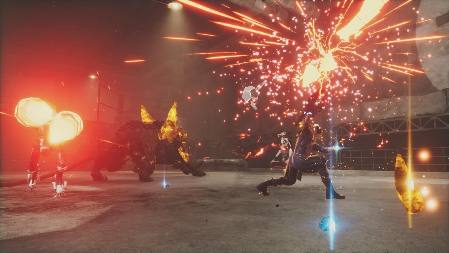 Ultra Age gameplay screenshot showing Age fighting multiple enemies with a large sword