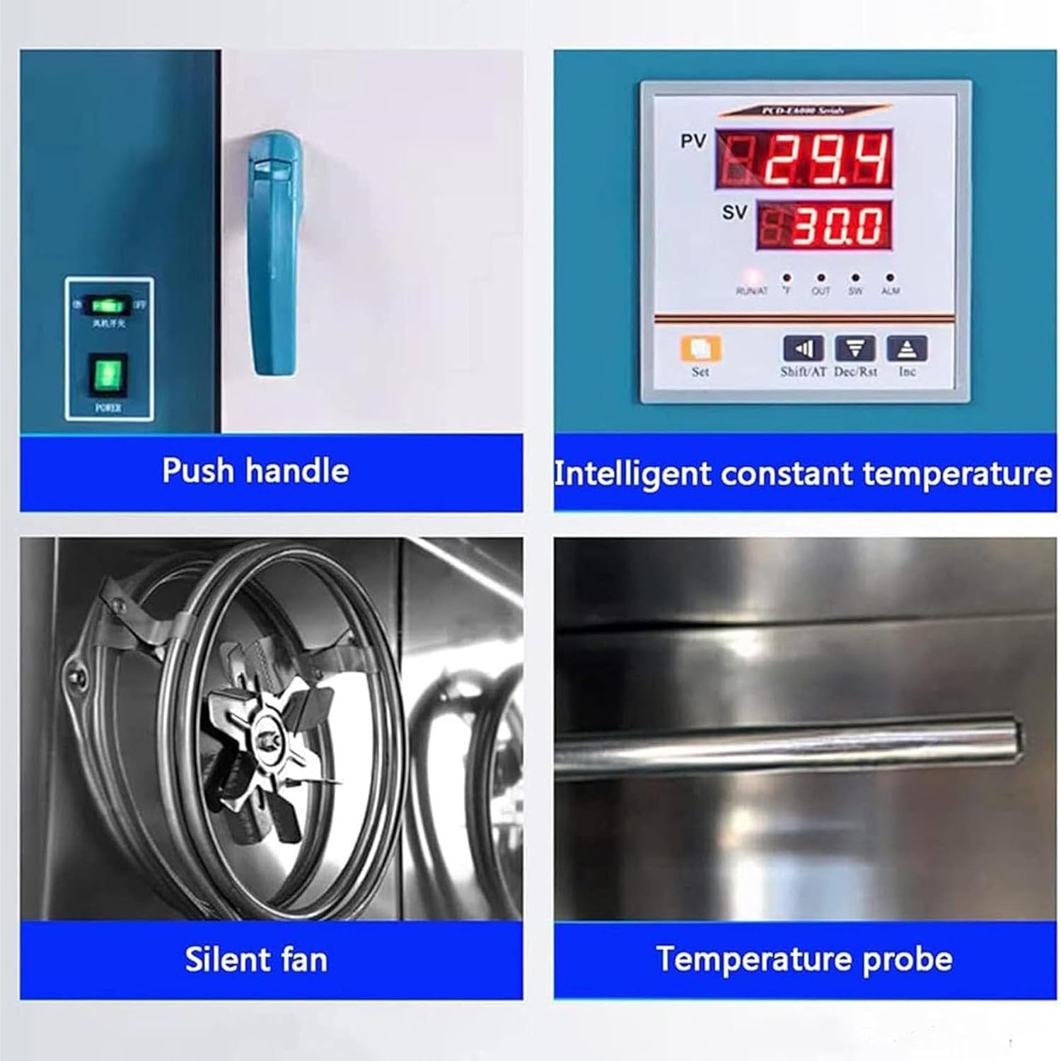 Vacuum Drying Oven, Constant Temperature Blast Drying Oven For Laboratory Industrial, 220v Drying Oven Lab Oven, Laboratory Digital Forced Air Convection Drying Oven, 50 280°C