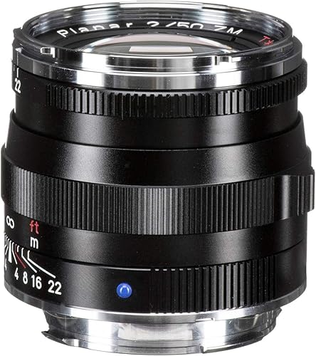 Miniatura 2 de ZEISS Ikon Planar T* ZM 250 Standard Camera Lens for Leica M-Mount Rangefinder Cameras, Black