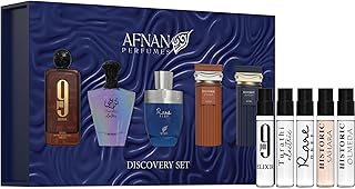 Afnan For Men's Discovery Kit, 5-Piece Miniature Perfume Set - 2ml x 5 Vials