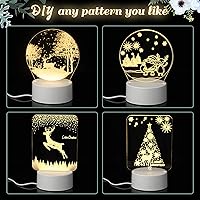 Vista 4 de 20 piezas de acrílico de 0.079 in para base de luz, hoja de acrílico transparente fundida cuadrada y redonda de panel acrílico, letrero en blanco