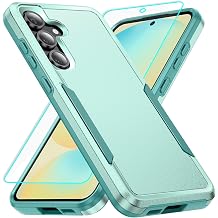 for Samsumg Galaxy S24 FE Case with Screen Protection Heavy Duty Protective Shockproof and Scratch Proof Cell Phone case for Samsung Samsumg Galaxy S24 FE-Green