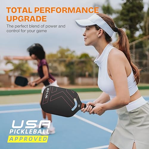 Miniatura 8 de Pickleball Paddles, Carbon Fiber Pickleball Paddle with Polypropylene Honeycomb Core, Increased Power for Ultimate Spin & Consistency