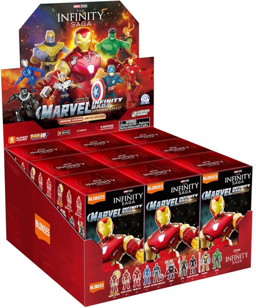Amazon.co.jp: 童友社 MARVEL INFINITY SAGA Series01 9個入 BOXセット