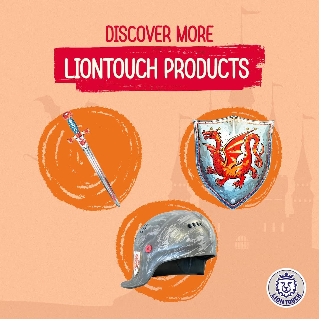 Liontouch - Amber Dragon Knight Cape | 3-8 Years - One Size Fits All | Medieval Pretend Play Toy Cloak for Boys Ready for Adventure | Roleplay, Dress Up, Fancy Dresses & Royal Costumes for Kids - Image 6