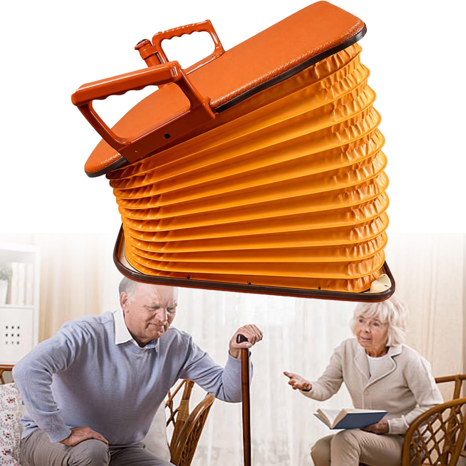 Sunseota Seat Assist Lifting Cushion for Elderly with Pad, Electric Seat Assist Lifting Cushion with Pad, Sofa Chair Stand Assist Lift with Button Control, 220lb Weight Capacity Mainspower