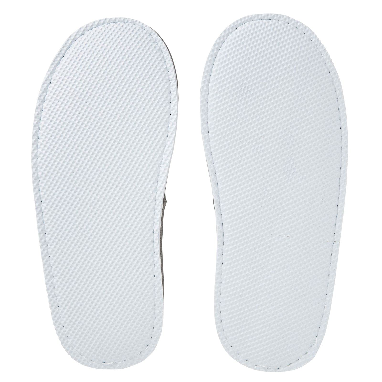 12 Pairs House Slippers for Guests, Individually Wrapped Disposable Bulk Pack, for Hotel, Spa