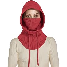 Knit Balaclava Women Winter Hats for Women Winter Face Mask Ski Mask for Men and Women Warm Face Cover Neck Warmer