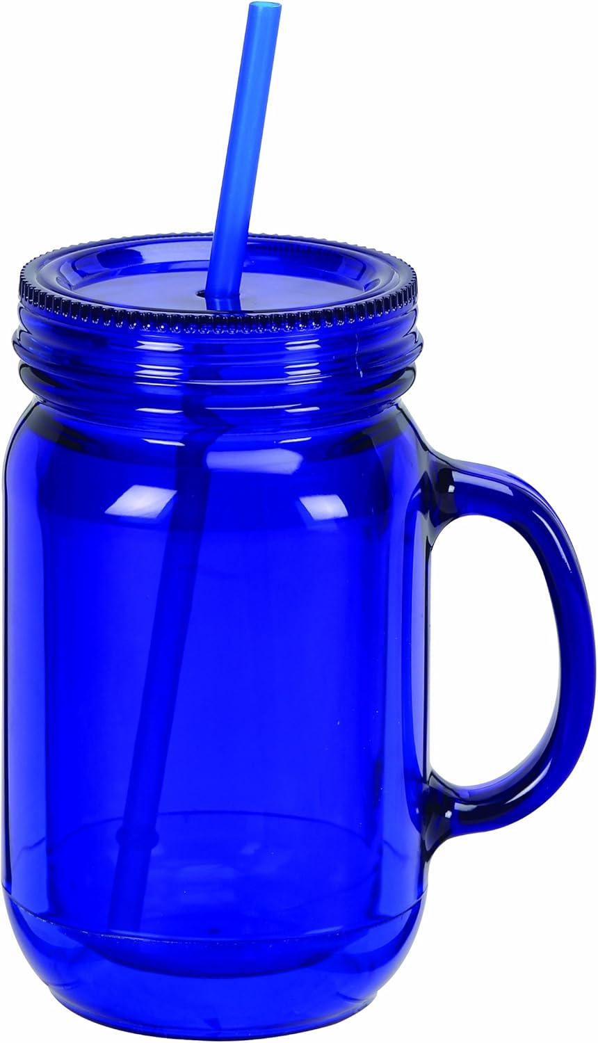 Reusable Double Wall Acrylic Mason Jar with Matching Twist