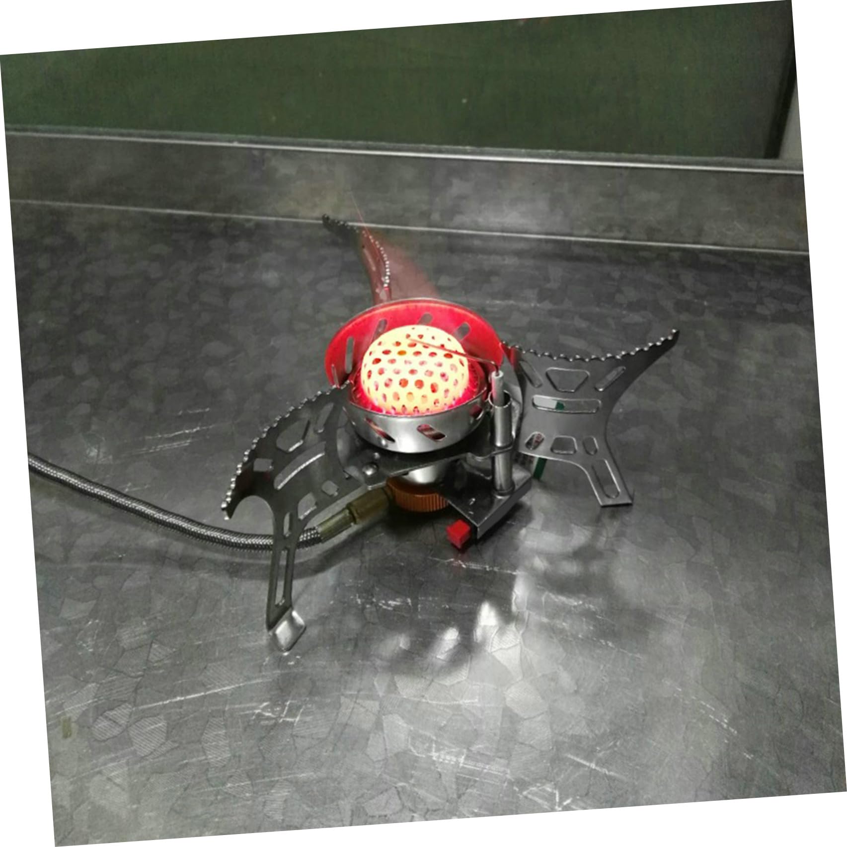 Toyvian Réchaud à Gaz de Camping de Camping Brûleur Portable pour Cuisine Plein Air Randonnée