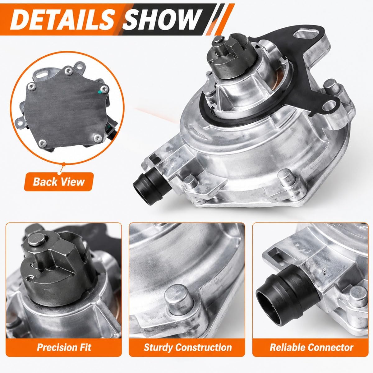 BM5Z-2A451-A Brake Vacuum Pump For Ford Fusion 2013-2014 1.6L