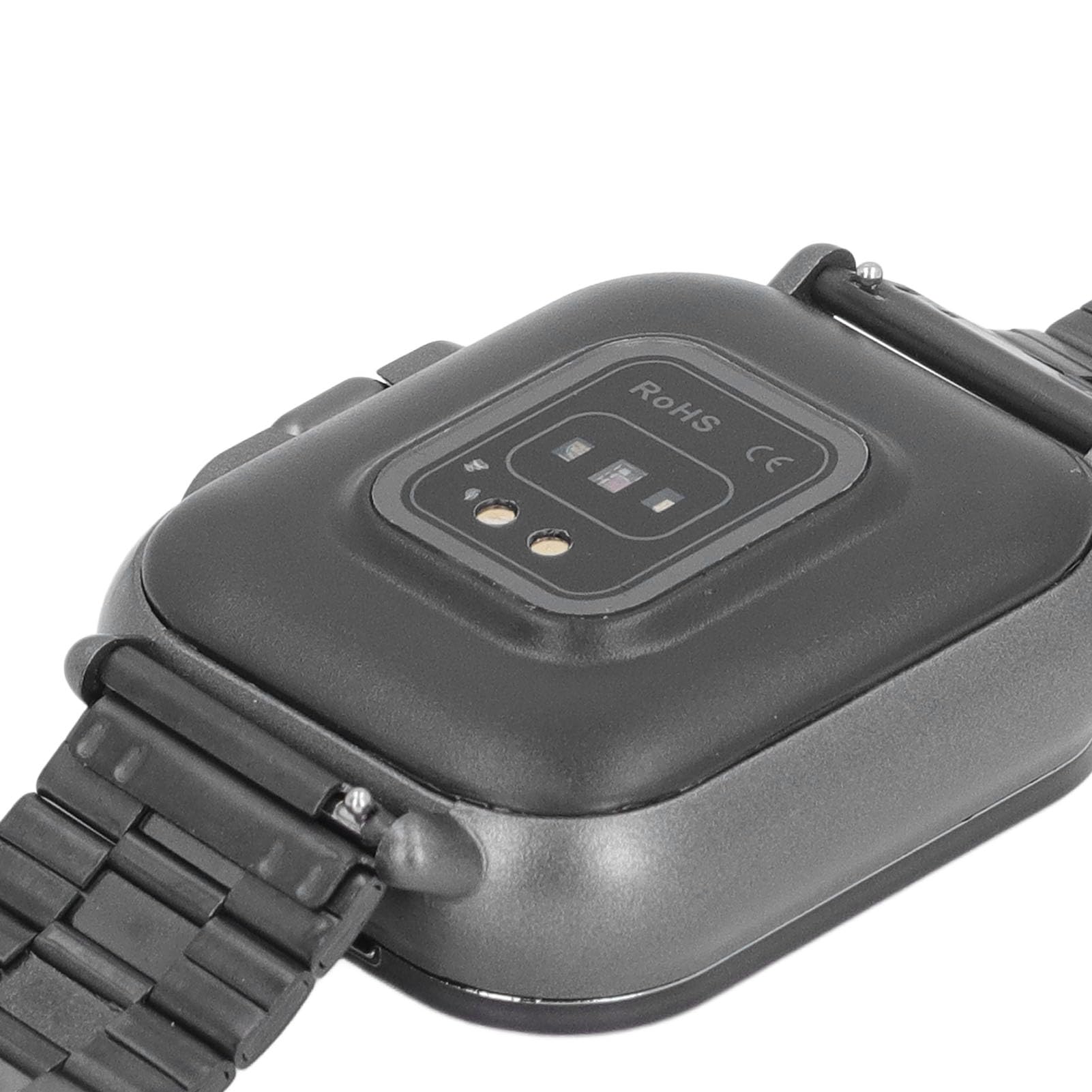 Generic Zegarek Sportowy, Smartwatch z Wieloma Słuchawkami Trybami Sportowymi w Rękach Wywołania Podróży do Podróży (Czarna skorupa (czarna stal))