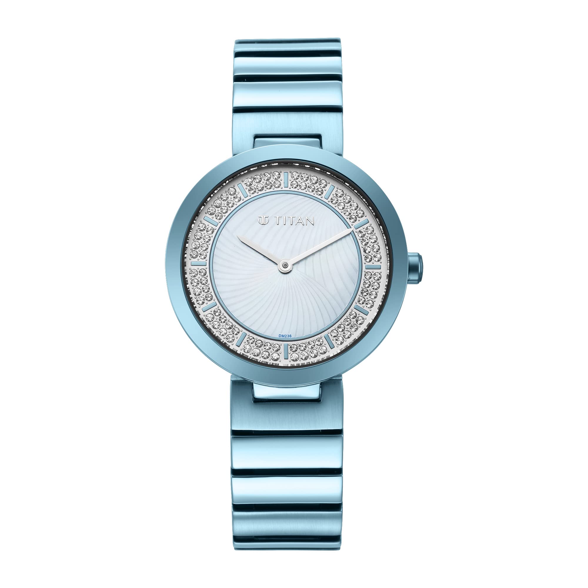 Titan Quartz Analog Blue Dial Stainless Steel Strap Watch for Women-NS95162QM02 (B09RFM8QQJ) Amazon Price History, Amazon Price Tracker