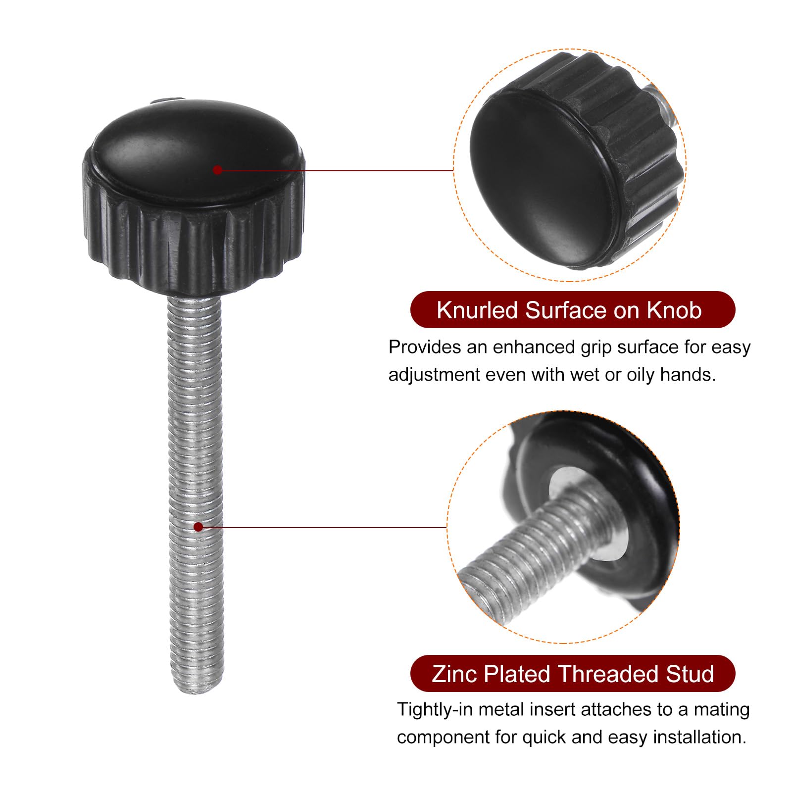 4 Viti A Testa Zigrinata In Ottone M4x16mm - Per Fai Da Te, Mobili E Elettrodomestici - Foto 8