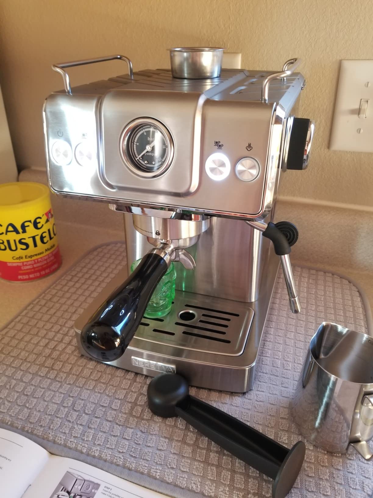 33/mo Finance Neretva 20 Bar Espresso Machine, Expresso Coffee