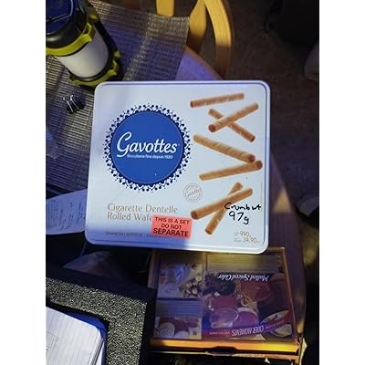 Gavottes - Crispy Lace Crepes Rolled Wafer , 220ct UK