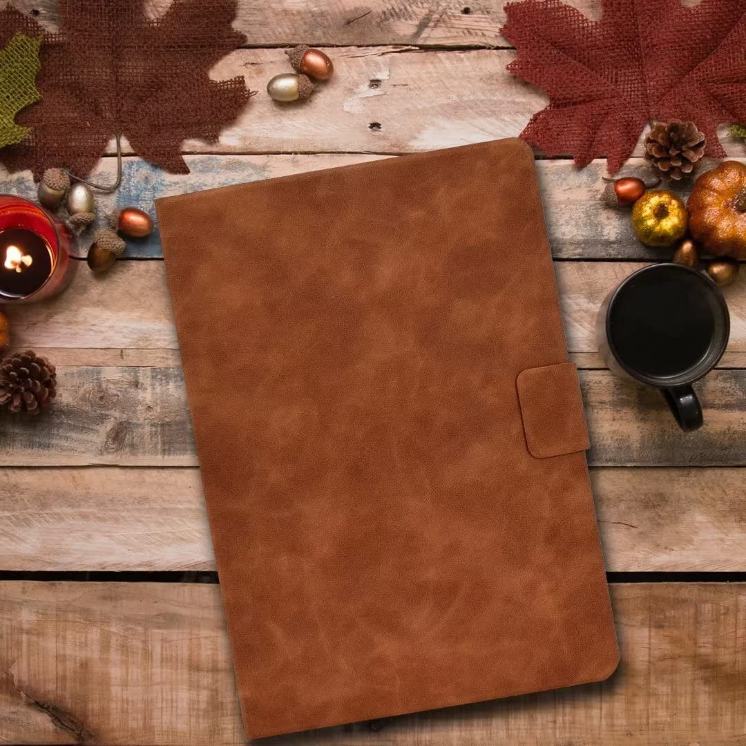Compatible avec/remplacement pour tablette PC Kindle Paperwhite 4/3/2/1 Étui portefeuille magnétique DDCS15 (marron)