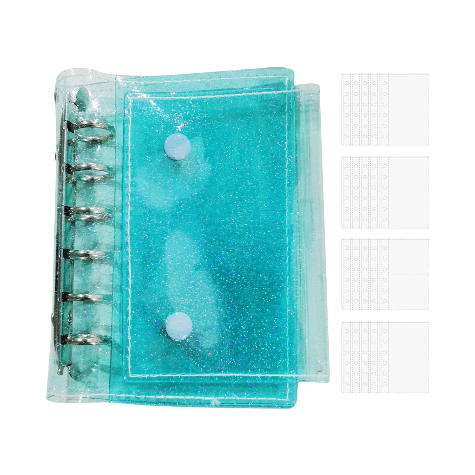 Amazon.co.jp: 雲見 シール帳 三つ折り 女の子 透明 A7 サイズ ミニ