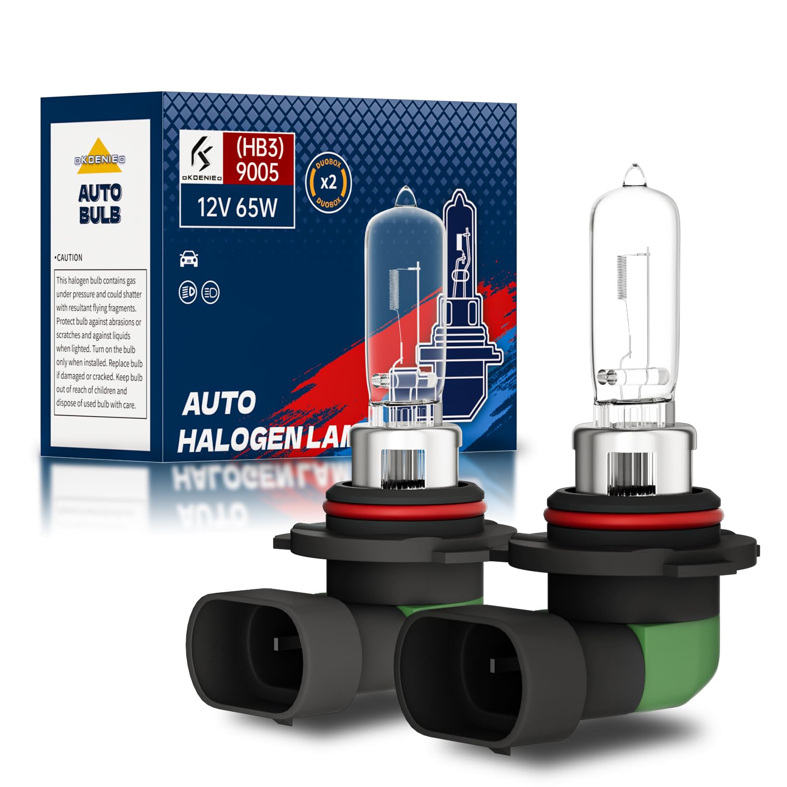 OKOENIEO 9005 HB3 Halogen Headlight Bulb