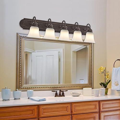 Miniatura 6 de Reemplazo de pantalla de vidrio para accesorios de iluminación, paquete de 4 cubiertas de luz de ventilador de techo, globos de vidrio de ventilador