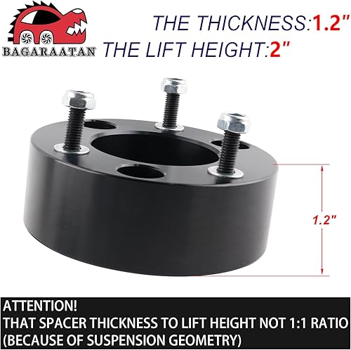 Miniatura 9 de BAGARAATAN Kits de elevación de nivelación delantera de 2.5 pulgadas, eleva tu vehículo 2.5 pulgadas, kit de nivelación de elevación delantera