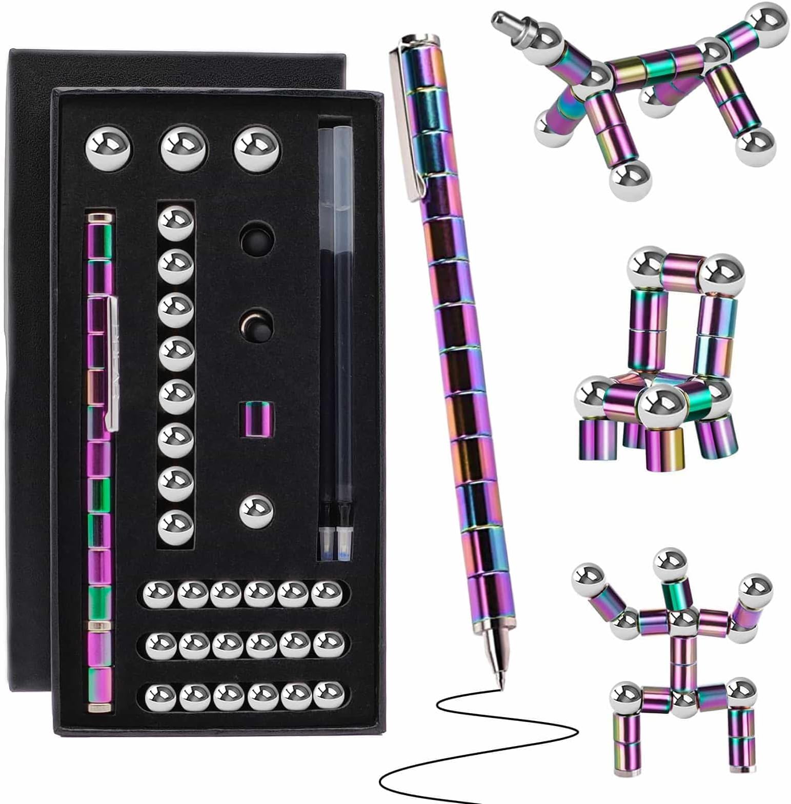YYMHMF Fidget Pen Teen Girl Boy Gifts - Magnetic Pen Magnet Pen for Adults Kids Teens - Gift for Teenage Girl Boy - Best Gift for 10 11 12 13 14 15 16 Years Old - Novelty Toy Gift for Kids 8-12