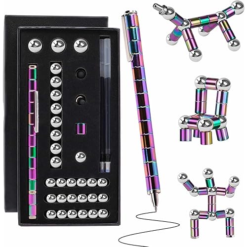 Fidget Pen Gifts For Teenage Girls - Magnetic Pen Cool Gadgets Teen Boys Gift Ideas - Magnet Pen Cool Things For Adults Kids Teens - Best Gift For 10 11 12 13 14 15 Year Old Boy - Novelty Toy For 8-12
