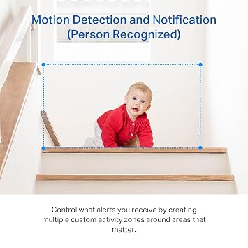 Tapo TP-Link 2K Pan/Tilt Indoor Security Camera for Baby Monitor, Pet Camera, Motion Detection & Tracking, 2-Way Audio, Cloud & SD Card Storage, Works w/Alexa & Google Home, Black, C211