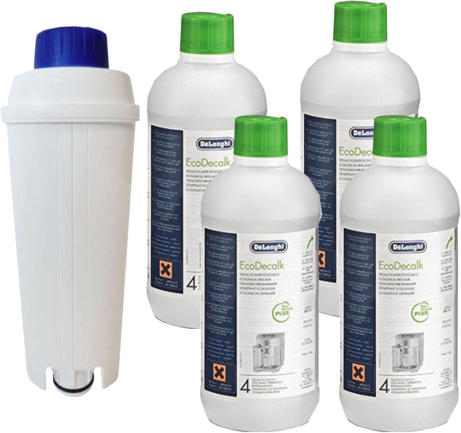 Delonghi Descaler 500ml Pack Of 4 Descalers Compatible Water Filter Kit For Coffee Maker Machines Amazon Co Uk Home Kitchen