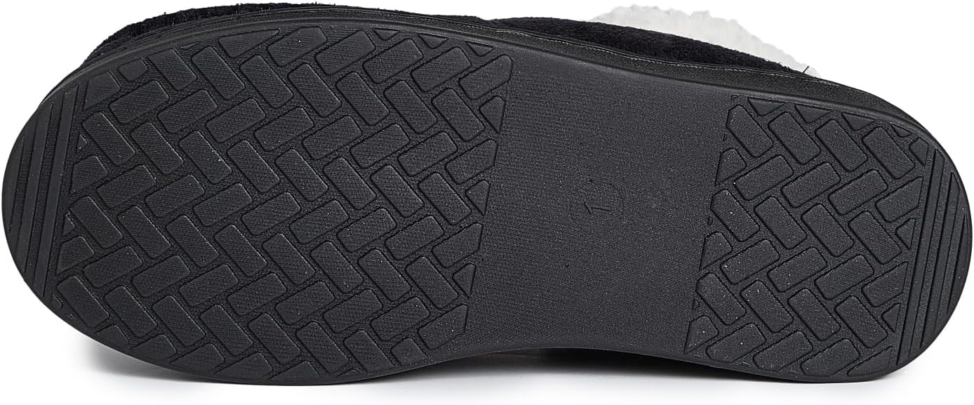 Lucky Brand Boys Micro Suede Sherpa Clog Slippers Cozy Plush Lined Indoor Outdoor Slip On House Shoes Comfortable Kids Clogs - Image 4