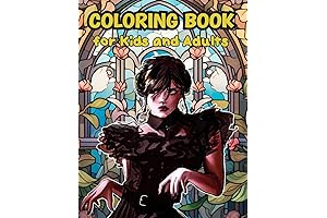 Wednesday Coloring Book: Unleash Your Inner Artist