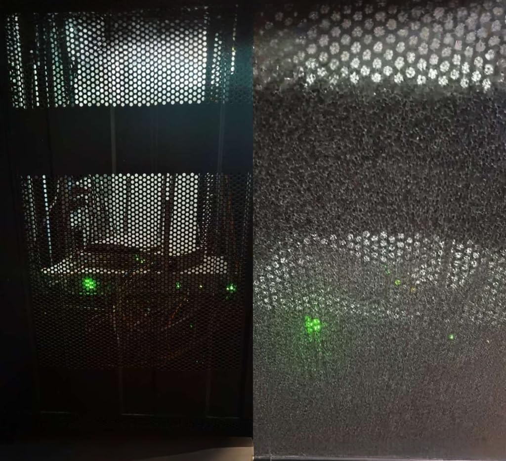 Server Rack Dust Cover Kit, 3D mesh Ventilation but Prevents dust and Debris from Entering, Easy to Install, Removable and Washable for Repeated use.