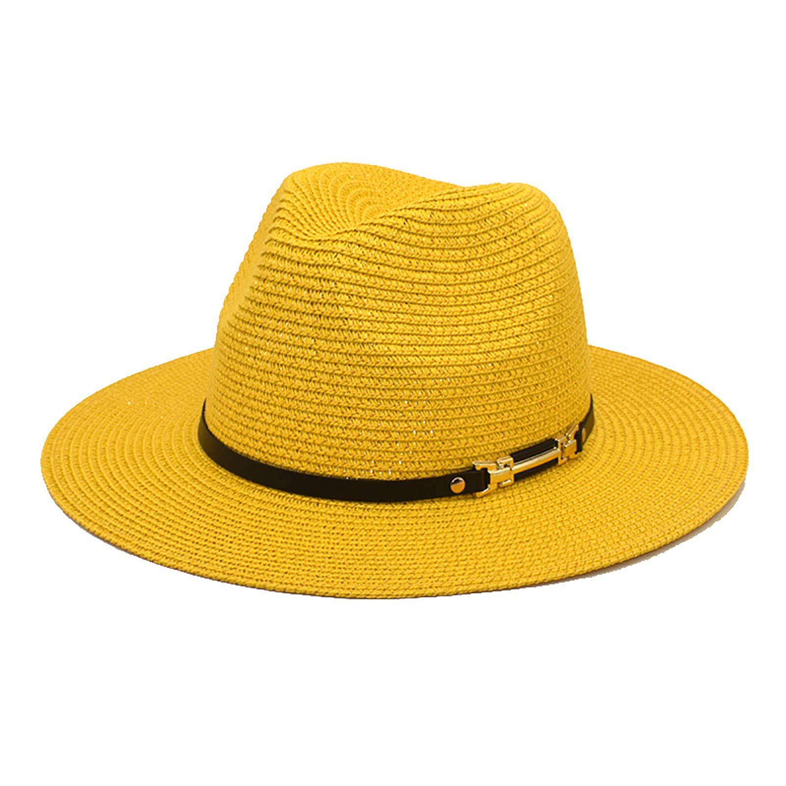 Unbekannt Sombrero de paja para hombre y mujer, verano al aire libre, viajes, sol, sombrero de paja británico para caballero, sombrero de jazz, sombrero de pescador, gorro de baño para niños, con nombre
