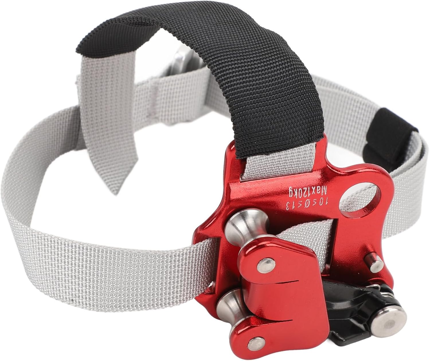 Foot Ascender, Quick Step Ascender Aluminum Alloy Polyester Rope, Adjustable Buckle, for Rock Climbing Arborist Rescue Caving Mountaineering