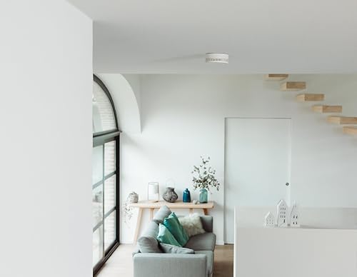 Netatmo Intelligent Smoke Detector, 10 Years Battery, Automated Tests, Connected Fire Alarm without Home Automation Box, Certified NF and EN14604, NSA-FR, Unique, White - 4
