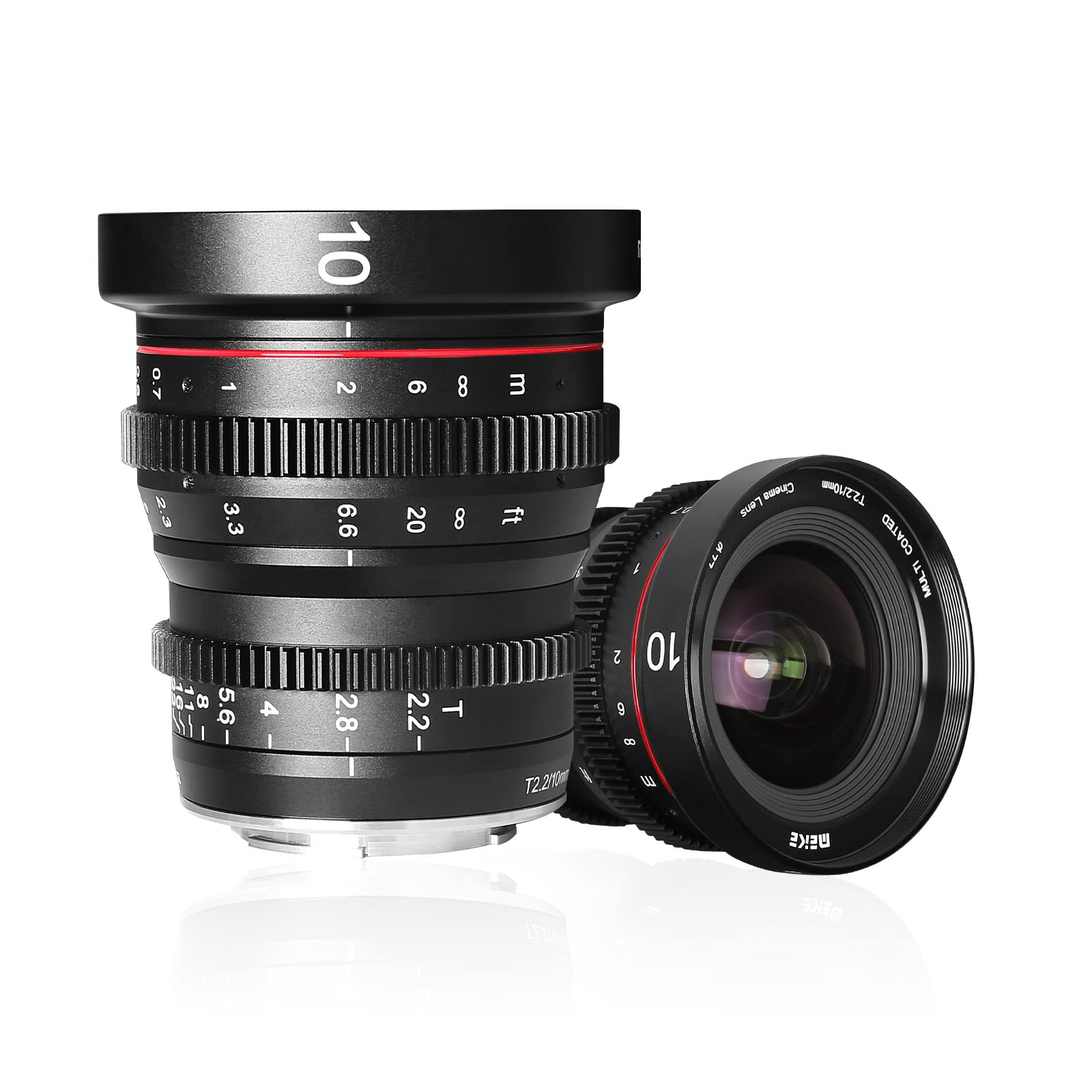 Meike 10mm T2.2 Manual Focus Prime Mini Cinema Lens for Fujifilm X-Mount Camera…